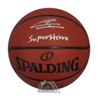 Tyler Herro Autographed Spalding Super Herro Inscription Basketball - JSA