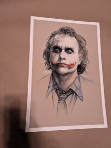 Gabz Joker Print Poster Grzegorz Domaradzki Heath Ledger Bottleneck Gallery BNG