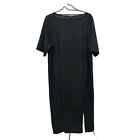 Torrid Womens Long Shirt Dress Size 2 2x (18/20) Plus Black Relaxed - AC