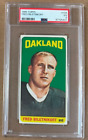 1965 Topps Football #133 Fred Biletnikoff PSA 3 graded rookie card Raiders