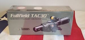 Burris Fullfield TAC30 1-4x24mm With Fast Fire 3 and Mount Perfect Pistol Optic
