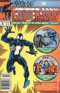 Web of Spider-Man #35 FN 1988 Stock Image