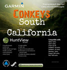 Garmin California South HuntView  Birdseye Map / 24K TOPO and Land Boundaries