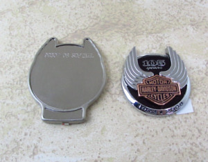 Vintage Harley Davidson 105th Anniversary Medallion Emblem Assembly For Oil Tank