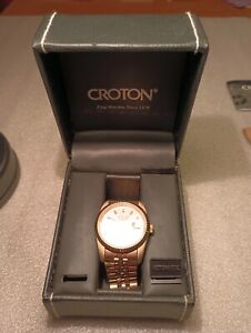 Croton Automatic Watch with Diamond Dial (men's)