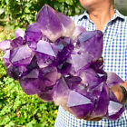8.5LB Natural Amethyst Point Quartz Crystal Rock Stone Purple Mineral Spe