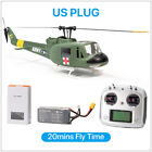 FlyWing UH-1 RC Helicopter 470 6CH 3D GPS H1 Flight Controller 3000mAh US Plug