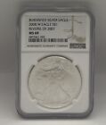 New Listing2008 W Silver Eagle Burnished $1 Reverse Of 2007 MS 69