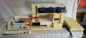 Husqvarna Viking 630 Sewing Machine Selectronic,Cord, Footpedal And Accessories