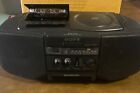 SONY CFD-V10 STEREO CASSETTE CD BOOMBOX . Everything Works But Tape Stops