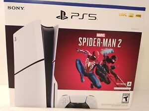 New ListingPS5 - PlayStation 5 Slim Disc Console Spider-Man 2 Bundle