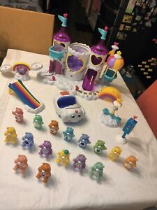 Working Care Bears Care-A-Lot Castle, Cloud Car, & Care-A-Lot Playground Pieces
