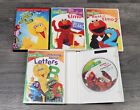 Sesame Street DVDs (Lot of 5) Elmo/Big Bird/Letters