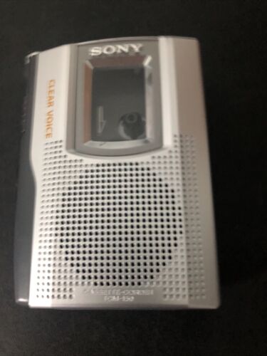New ListingSony TCM-150 Handheld Cassette Recorder Clear Voice Parts Repair No Sound READ
