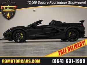 2023 CHEVROLET Corvette 2LT Z51 CONVERTIBLE HIGHLY OPTIONED HIGH WING!
