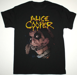 ALICE COOPER CONSTRICTOR T-Shirt Short Sleeve Black Cotton Men - Free Shipping