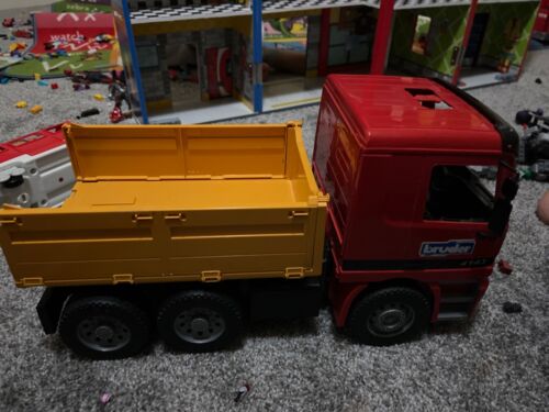 Bruder Actros Red Mecedes Toy Dump Truck 4143