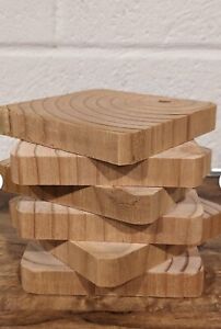 Raw Wood Coasters Pack Of 5