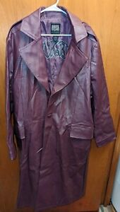 The Joker Suicide Squad Purple Jacket Trench Coat Men Size 2XL Cosplay Hot Topic