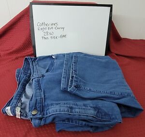 Catherines Jeans Size 28W- Right Fit Curvy