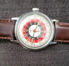 Vintage 1972 Timex Mens Bullseye Roulette Dial Sprite Watch Barely Used