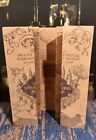 Harry Potter Folding Marauders Map Cardstock Moony Wormtail Padfoot Prongs