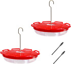 New ListingHummingbird Feeder With 8 Feeding Ports Hanging Birds Lover Outdoor Patio 2 Pack