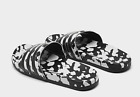 Adidas ADILETTE COMFORT Black White Slides Sandals Womens