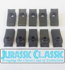 1946-1980 Ford 10pk 1/4-20 Extruded Fender U-Nuts Clips Hood Body Panel Glovebox (For: More than one vehicle)