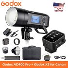 US Godox AD400 Pro AD400Pro Outdoor Flash + Godox X3-C Flash Trigger for Canon