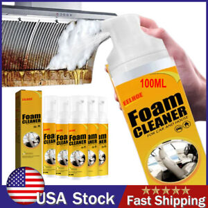 Multi-functional Foam Cleaner Cleaning Spray Powerful Stain Removal Kit 100ML US