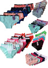 LOT !!!5 Women Bikini Panties Brief Floral Lace Cotton Underwear Size M L XL