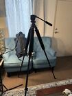 Bogen Manfrotto 3221 Head Professional Camera Tripod Made in Italy/ Back Pack