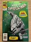 WEB OF SPIDER-MAN #100 (1993 MARVEL) SPIDER-ARMOR 1ST APP. GREEN FOIL. NEWSSTAND