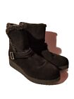 Sonoma Black Suede Snow Boots Size 8.5 - 9 Winter Boots