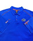 Nike Florida Gators Men’s Embroidered Polo Shirt Size Large L NCAA Football Logo