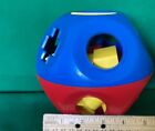 Vintage Tupperware Shape O Ball Shape Sorter Toddler Toy Complete With 10 Blocks