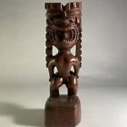 Vintage Carved Wood Tiki Totem Hawaii.
