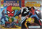 🟢🔥 SUPER SPIDER-MAN #283 + #284 MARVEL UK 1978 AMAZING 176 GREEN GOBLIN Fine