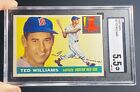 New Listing1955 Topps Ted Williams #2 SGC 5.5 EX+ 💎 Boston Red Sox Hall Of Fame