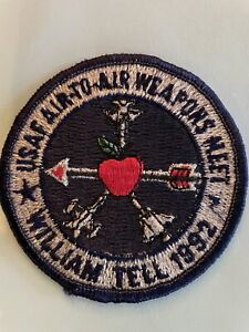 New ListingWILLIAM TELL 1992 USAF Air-to-Air Weapons Meet USAF Patch