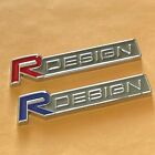 Red and Blue R DESIGN Rear Car Trunk Emblem Sticker Decal for Volvo XC60 V60 V70