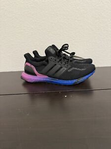 Adidas Ultraboost Running Shoes DNA Knit Black Pink GW4924 Mens Size 9