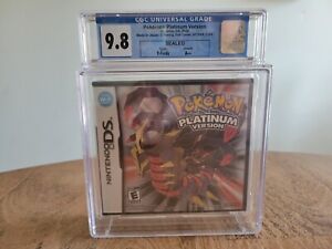 Pokémon Platinum Version (Nintendo DS, 2009) - Sealed Graded 9.8 CGC A++ Seal