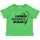 Inktastic I Hooked Meemaw's Heart With Fishing Rod Toddler T-Shirt Mothers Day