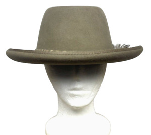VTG Stetson 3X XXX Beaver Cowboy Rancher Hat Brown - 7 3/8 Size Snake Skin Band