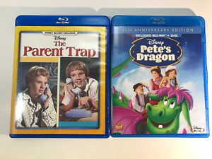 New ListingParent Trap Blu-ray (1961) and Pete's Dragon Blu-ray (1977) Disney Lot