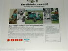 1966 Ford Lawn Tractor advertisement, Ford 100 riding mower