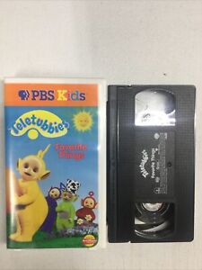 Teletubbies - Favorite Things (VHS, 1999) PBS Kids Vintage Hard Case