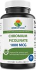 Brieofood Chromium Picolinate 1000 mcg Pills 240 Tablets